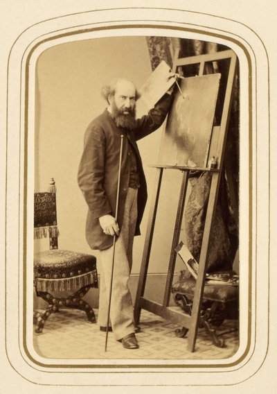 Portræt af Solomon Alexander Hart (1806-81) af English School